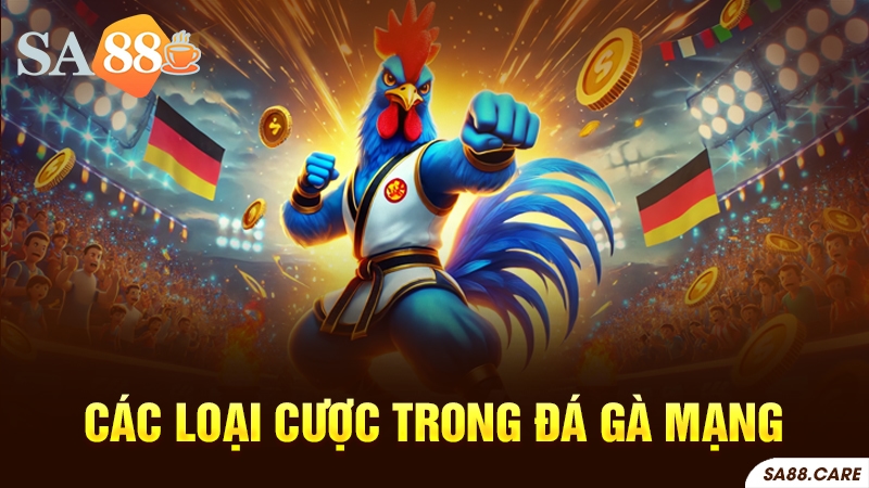 Các loại cược trong đá gà mạng