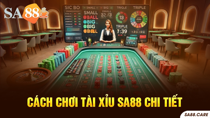 Cách chơi tài xỉu SA88 chi tiết