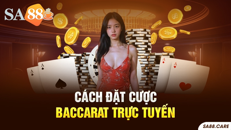 Cách đặt cược Baccarat trực tuyến